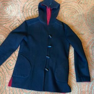 Reversible Wool Sweater Jacket
